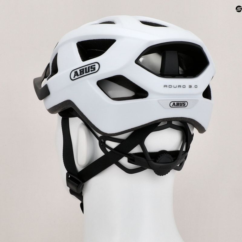 Kask rowerowy ABUS Aduro 3.0 polar white 9