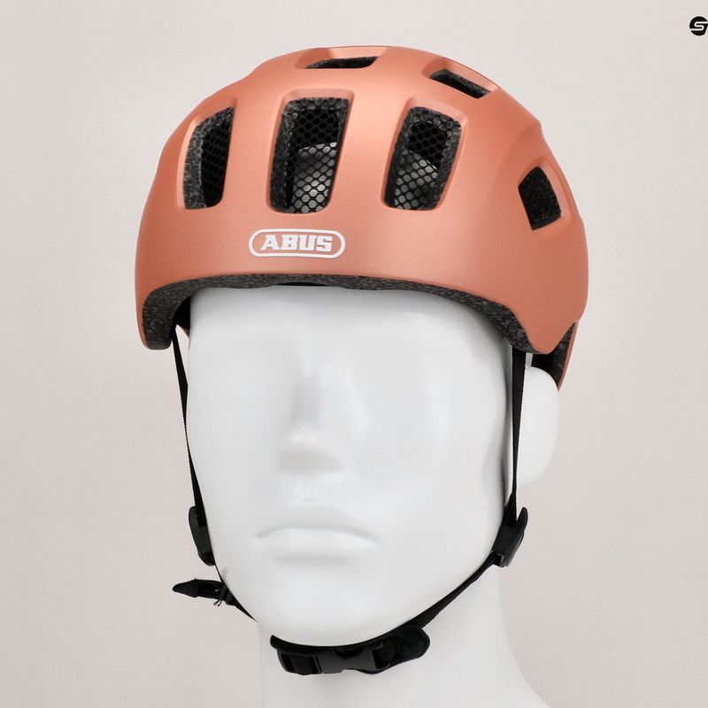 Kask rowerowy dziecięcy ABUS Youn-I 2.0 rose gold 13