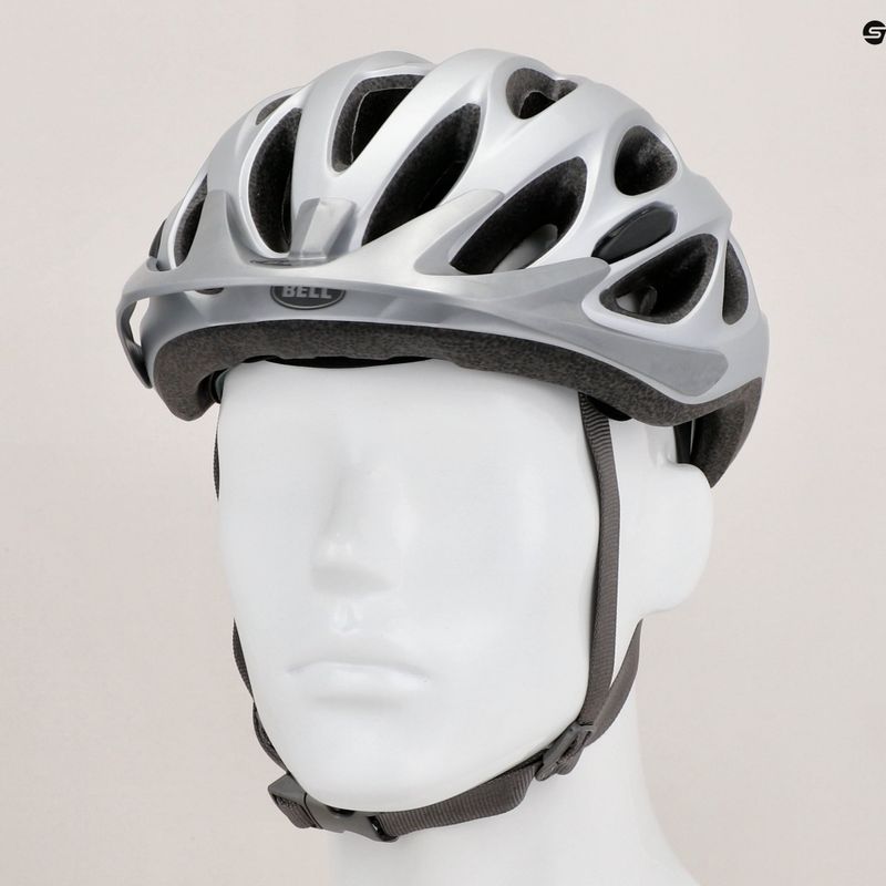 Kask rowerowy Bell Charger matte silver/titanium 8