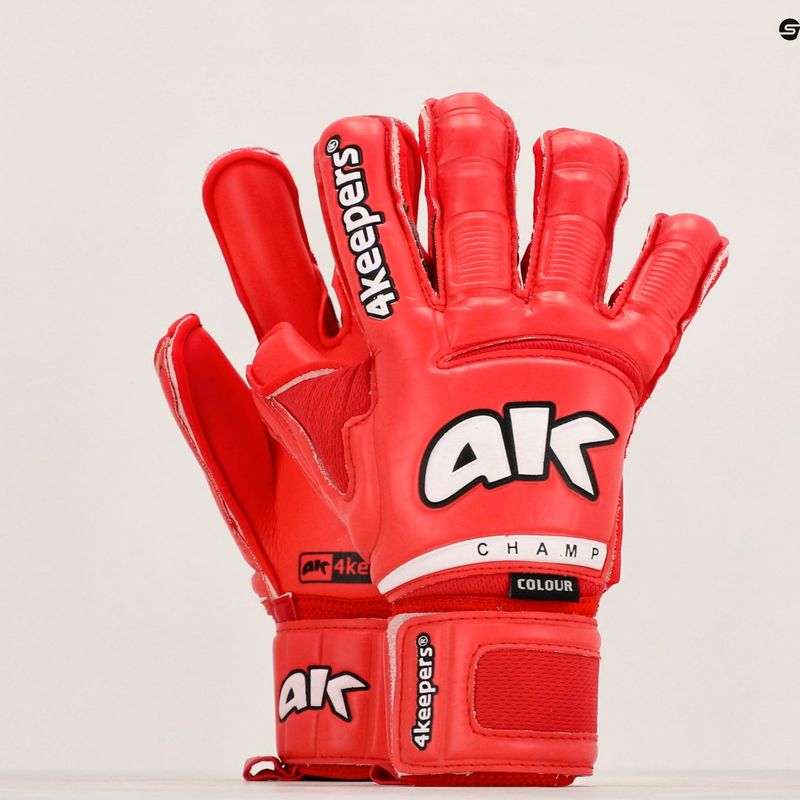 Rękawice bramkarskie dziecięce 4keepers Champ Colour Red VI RF2G czerwony 5