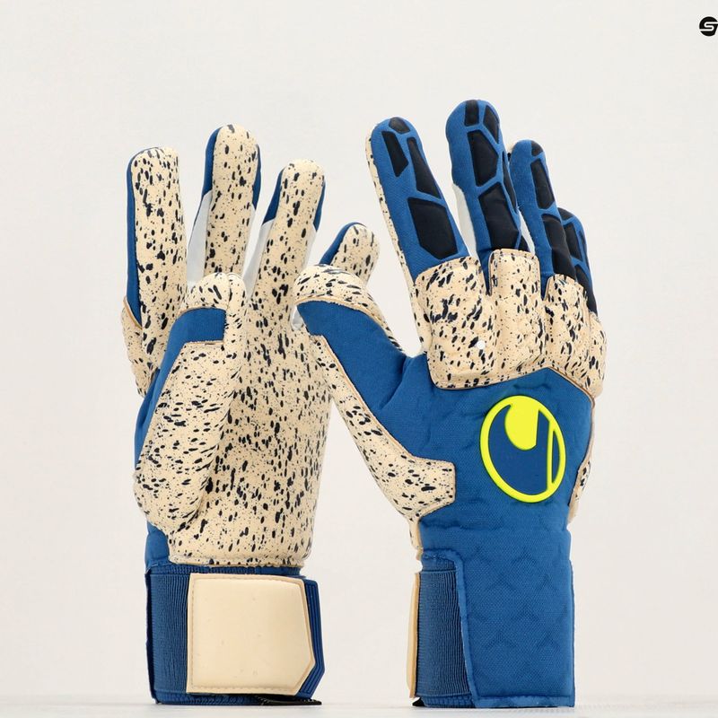 Rękawice bramkarskie uhlsport Hyperact Supergrip+ Reflex granatowe 7