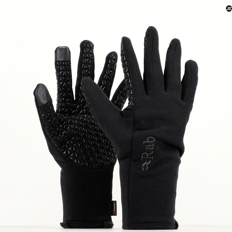 Rękawiczki trekkingowe męskie Rab Power Stretch Contact Grip black 9