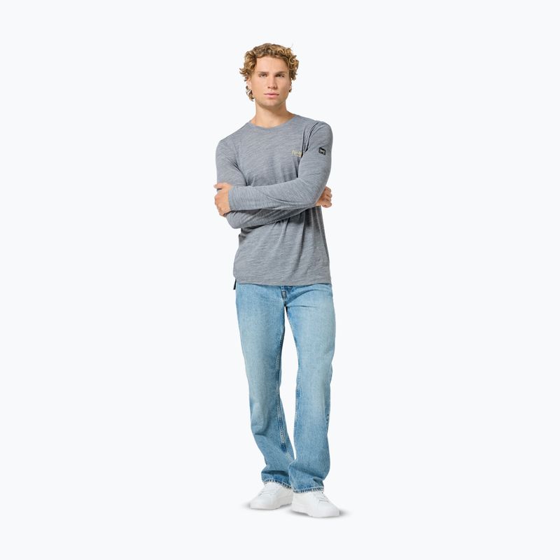 Longsleeve męski super.natural Apres Ski cashmere grey melange/various 2