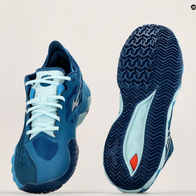 Buty do tenisa męskie Mizuno Wave Enforce Tour CC moroccan blue/white/bluejay 10
