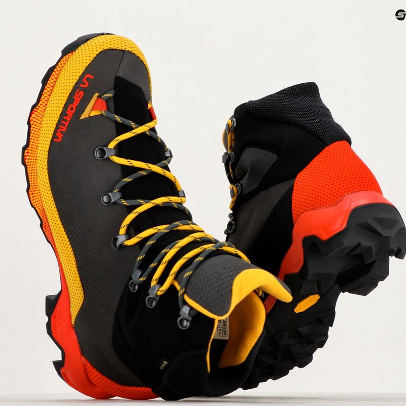 Buty trekkingowe męskie La Sportiva Aequilibrium Trek GTX carbon/ yellow 10