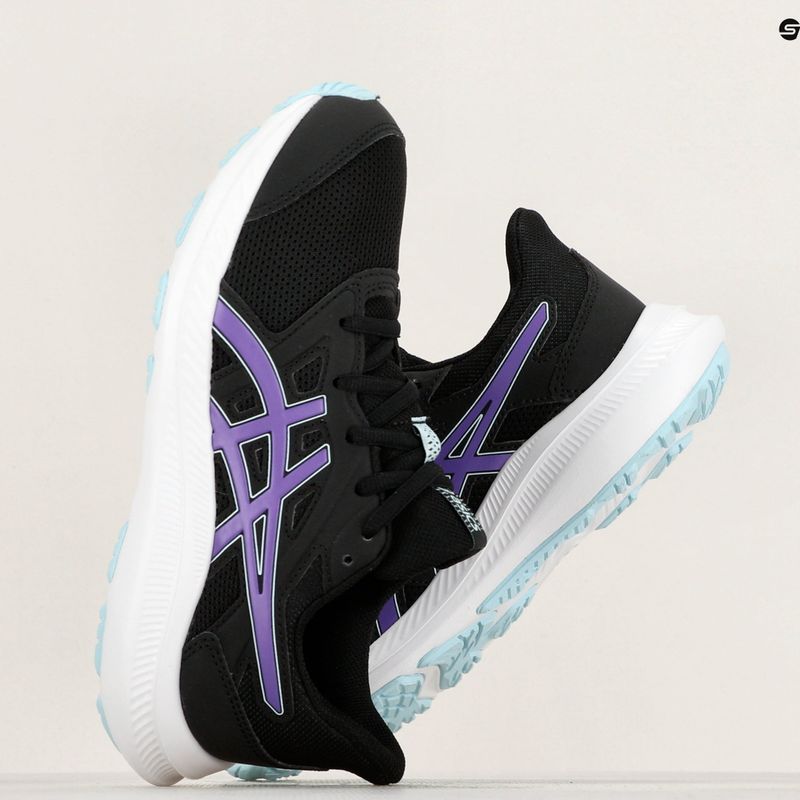 Buty do biegania dziecięce ASICS Jolt 4 GS black/cyber grape 11