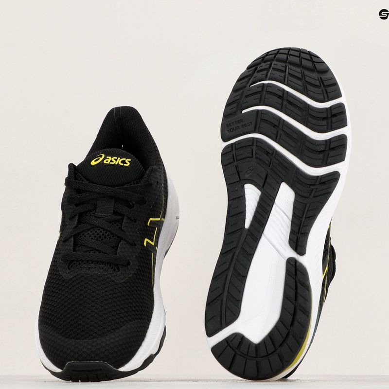 Buty do biegania dziecięce ASICS GT-1000 12 GS black/bright yellow 10
