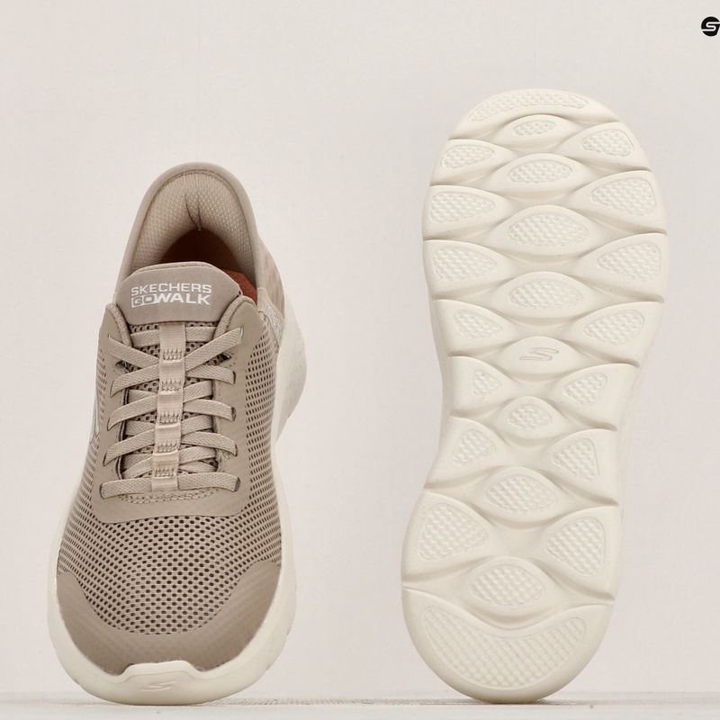 Buty damskie SKECHERS Slip-ins Go Walk Flex Grand Entry taupe/white 10