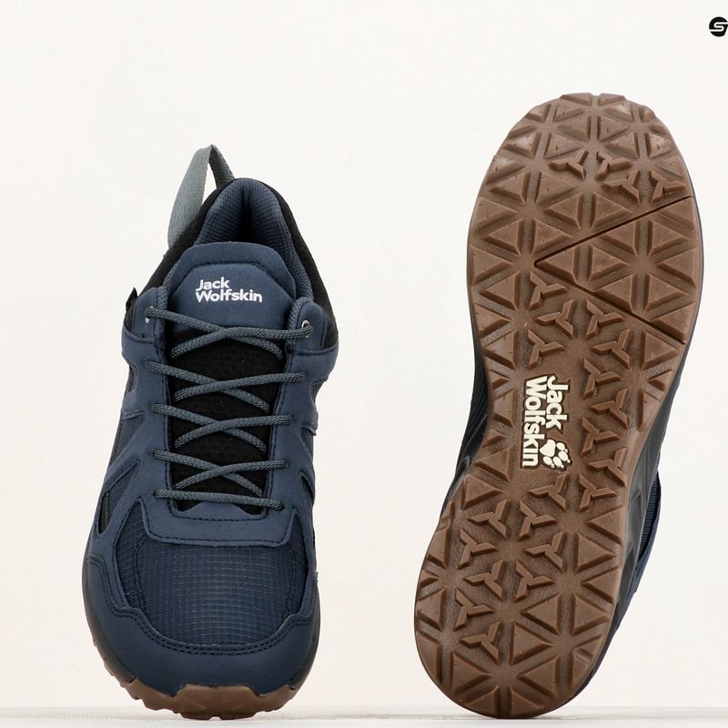 Buty trekkingowe męskie Jack Wolfskin Woodland 2 Texapore Low night blue 10