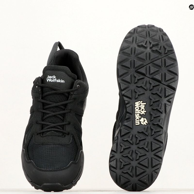 Buty trekkingowe męskie Jack Wolfskin Woodland 2 Texapore Low black 14