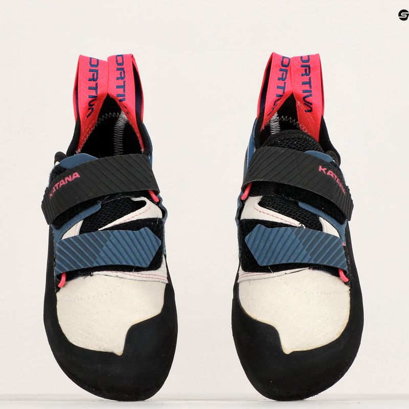 Buty wspinaczkowe damskie La Sportiva Katana white/storm blue 10
