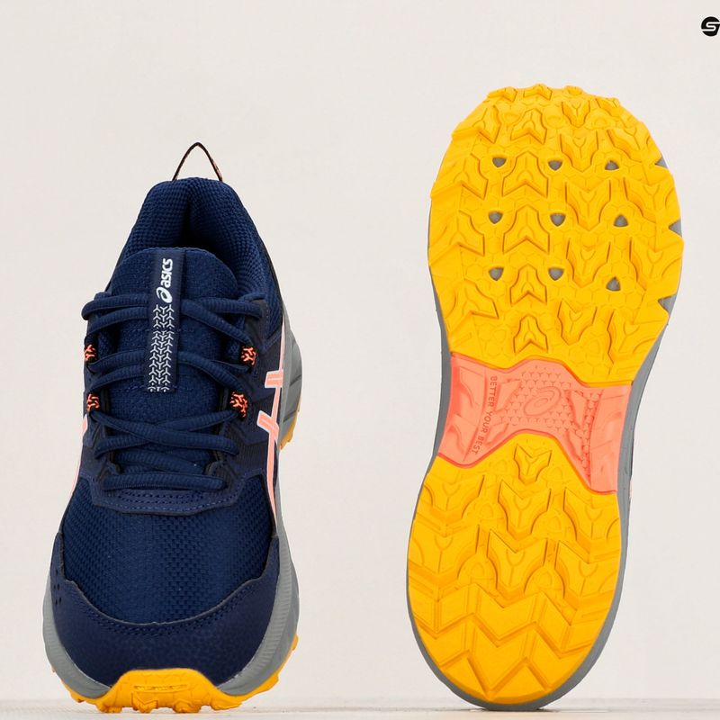 Buty do biegania dziecięce ASICS Gel-Venture 9 GS blue expanse/sun coral 10