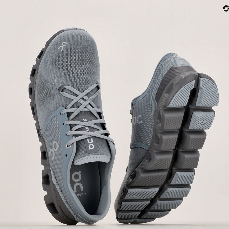 Buty do biegania męskie On Running Cloud X 3 mist/rock 11
