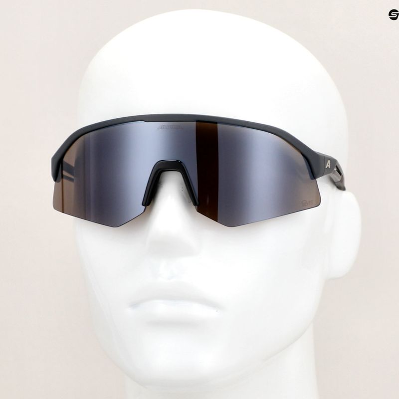 Okulary przeciwsłoneczne Alpina Sonic Q-Lite midnight grey matt/ silver mirror 7