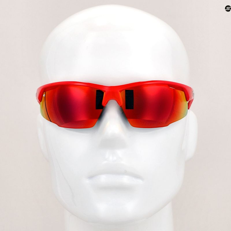 Okulary przeciwsłoneczne GOG Falcon red/black/polychromatic red 12