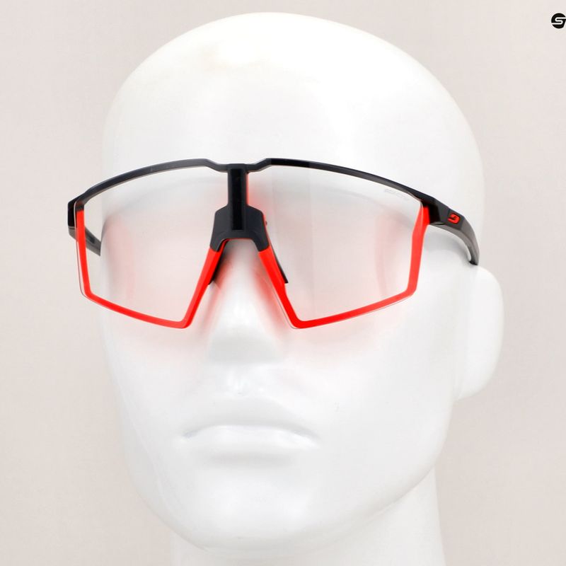 Okulary przeciwsłoneczne Julbo Edge Reactiv mat black/mat fluo orange/clear 10