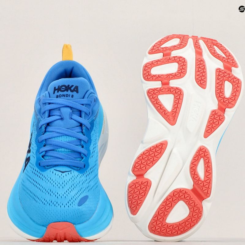 Buty do biegania damskie HOKA Bondi 8 virtual blue/swim day 12