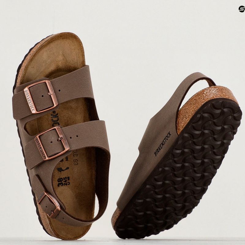 Sandały BIRKENSTOCK Milano BFBC Narrow mocha 11