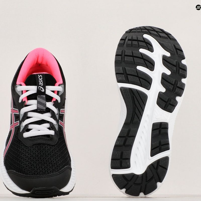 Buty do biegania dziecięce ASICS Contend 8 GS black/hot pink 11