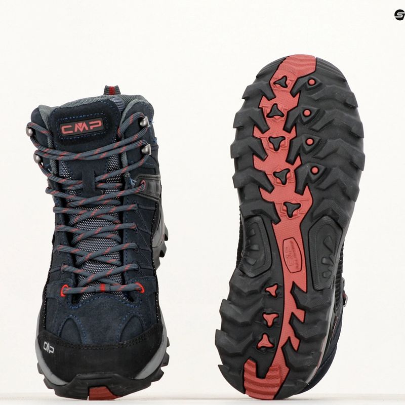 Buty trekkingowe męskie CMP Rigel Mid Wp asphalt/syrah 9