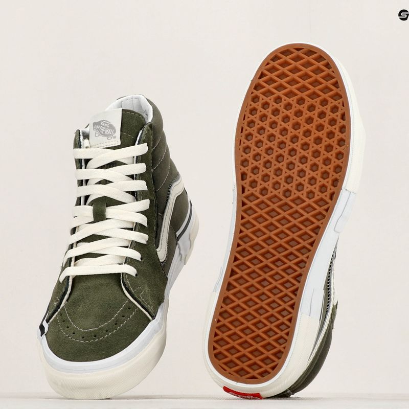 Buty Vans SK8-Hi Reconstruct olive camo 10