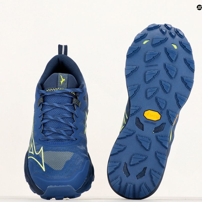 Buty do biegania męskie Mizuno Wave Daichi 8 navy peony/ sharp green/ dress blues 9