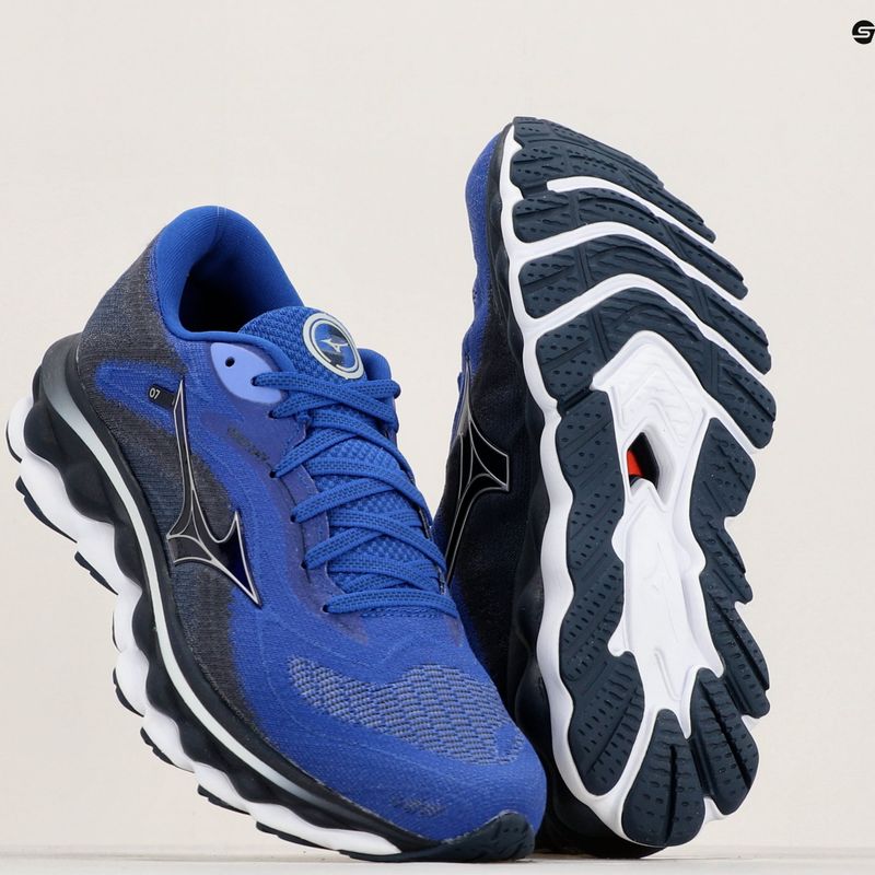 Buty do biegania męskie Mizuno Wave Sky 7 surf the web/silver/dress blues 9