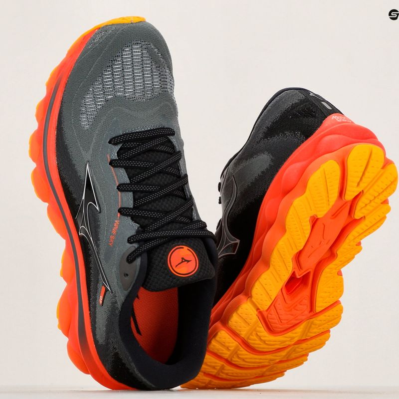 Buty do biegania męskie Mizuno Wave Sky 7 turbulence/nickel/hot coral 11