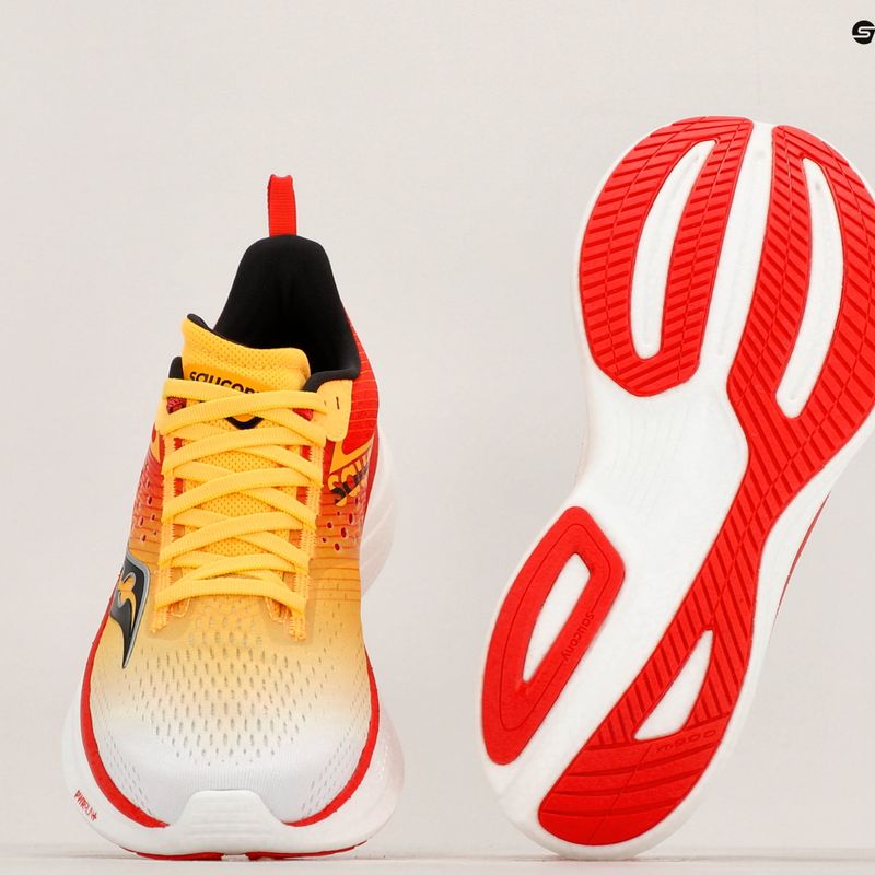 Buty do biegania męskie Saucony Ride 17 white/ vizigold 10