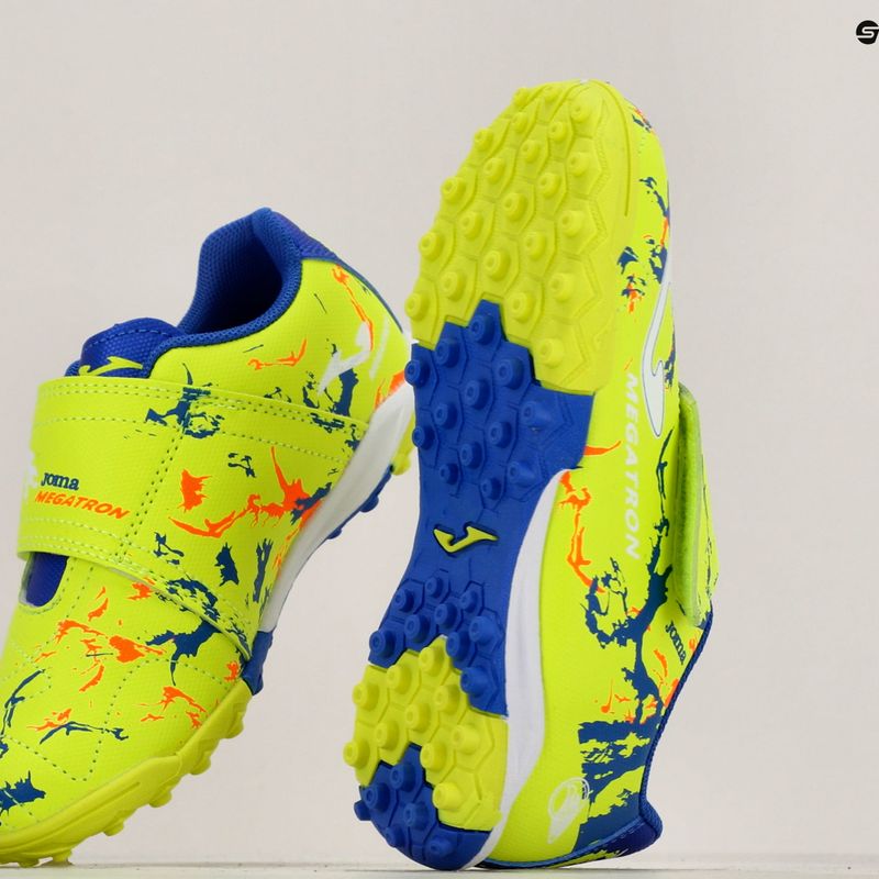 Buty piłkarskie dziecięce Joma Megatron Jr TF lemon fluor 10