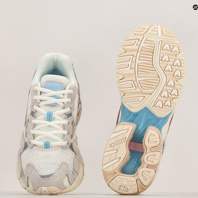 Buty damskie Mizuno Wave Rider 10 white sand/shifting sand/snow white 10