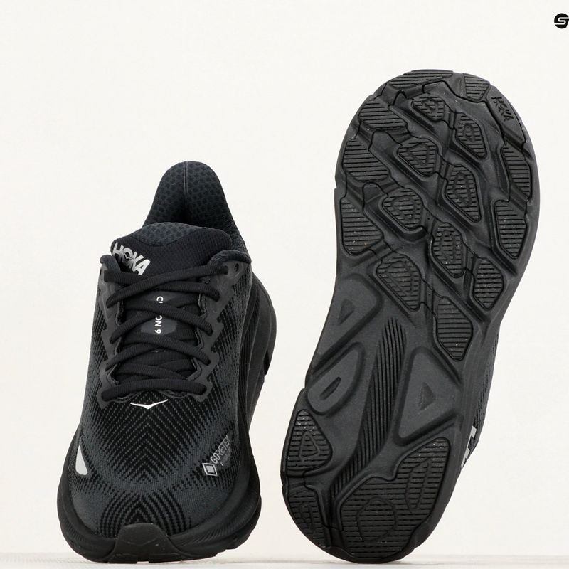 Buty do biegania damskie HOKA Clifton 9 GTX black/black 9