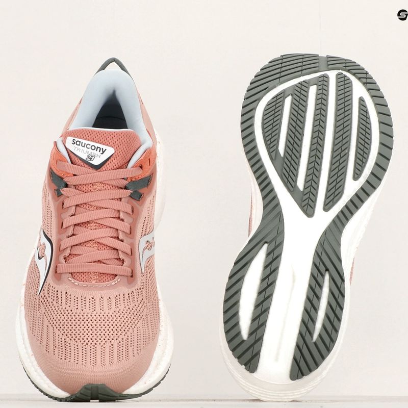 Buty do biegania damskie Saucony Triumph 21 lotus/bough 9