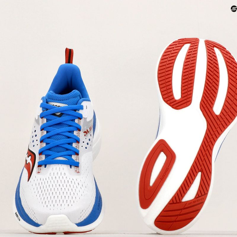 Buty do biegania męskie Saucony Ride 17 white/ cobalt 9
