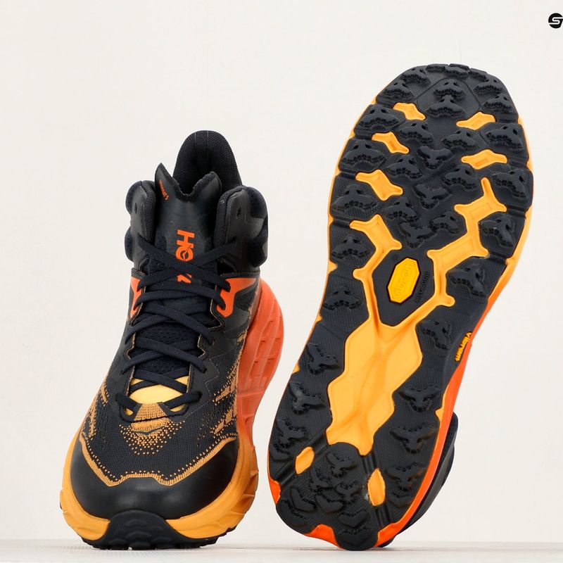 Buty do biegania męskie HOKA Speedgoat 5 Mid GTX blue graphite/amber yellow 9