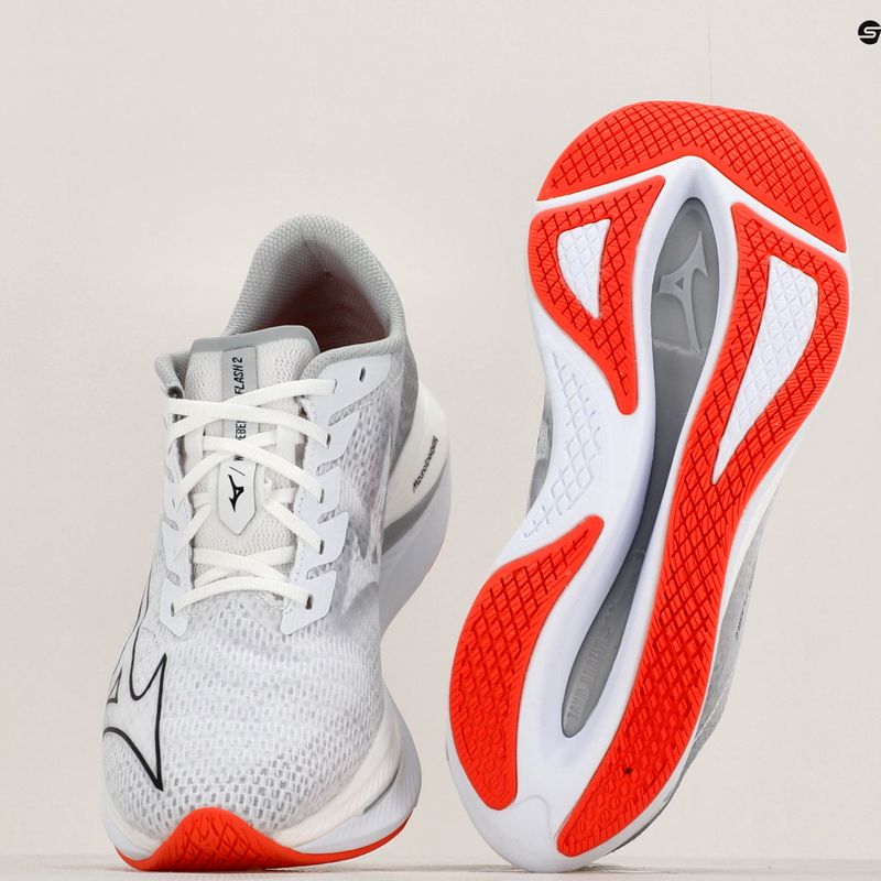 Buty do biegania męskie Mizuno Wave Rebellion Flash 2 white/black/harbor mist 9