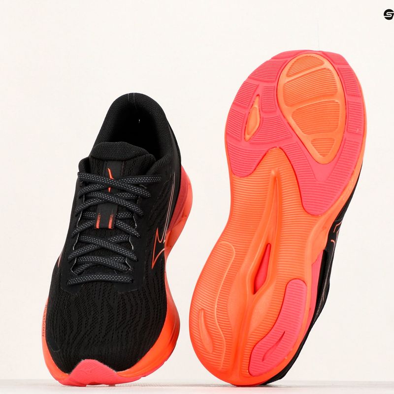 Buty do biegania męskie Mizuno Wave Revolt 3 black/nasturtium/cayenne 9