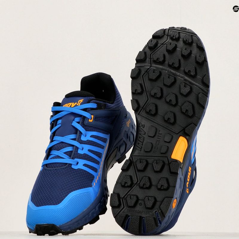 Buty do biegania męskie Inov-8 Roclite Ultra G 320 navy/blue/nectar 10