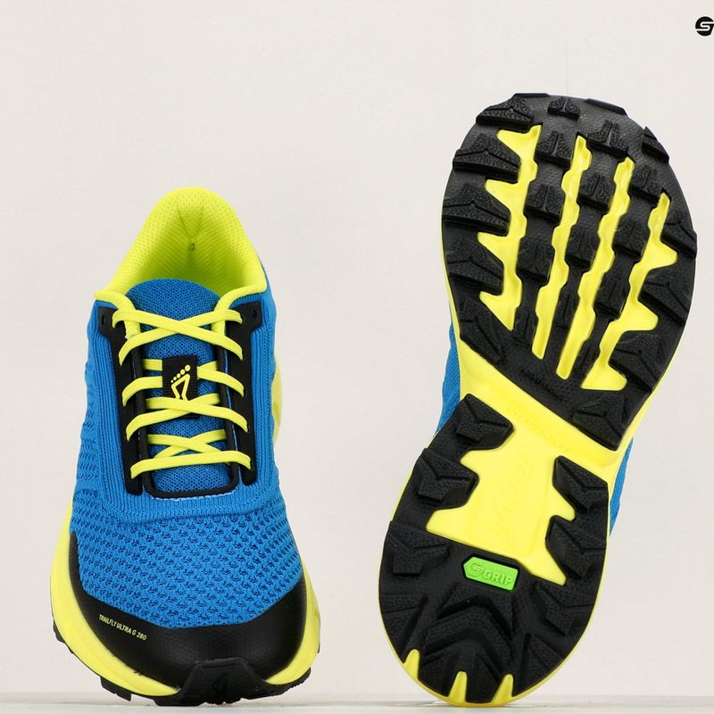 Buty do biegania męskie Inov-8 Trailfly Ultra G 280 blue/yellow 9