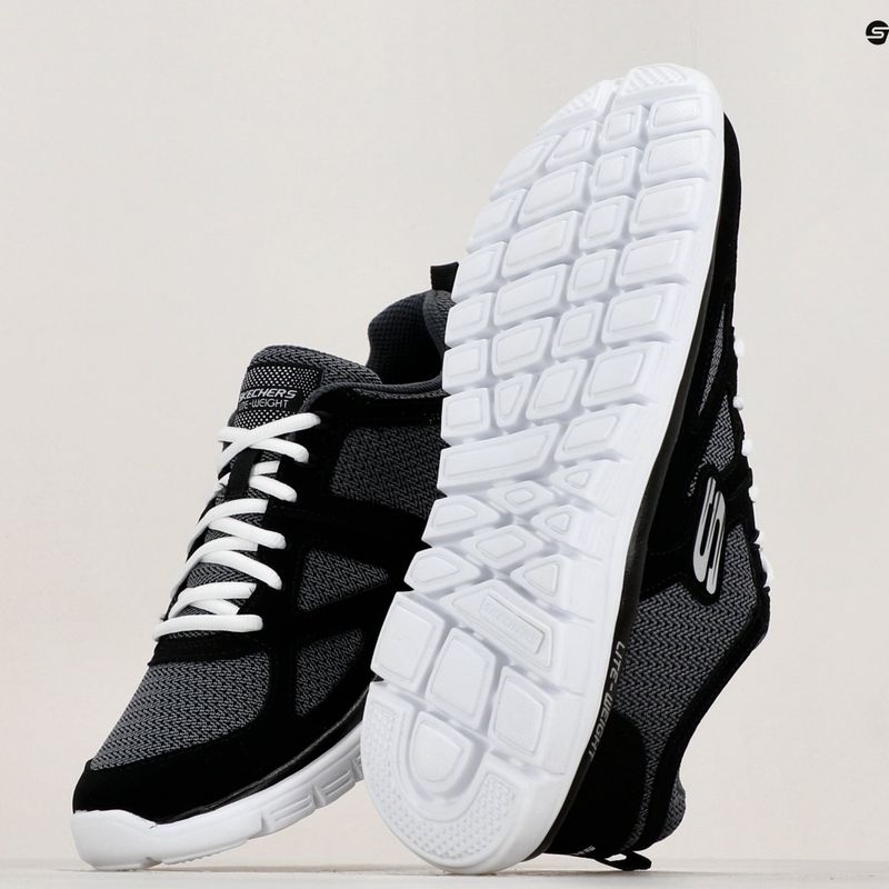 Buty męskie SKECHERS Burns Agoura black/white 9