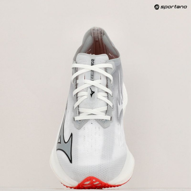 Buty do biegania damskie Mizuno Wave Rebellion Pro 2 white/harbor mist/cayenne 9