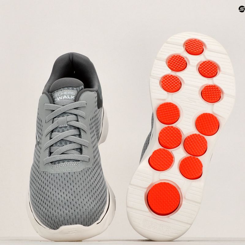 Buty męskie SKECHERS Go Walk 7 The Construct grey/white/orange 9