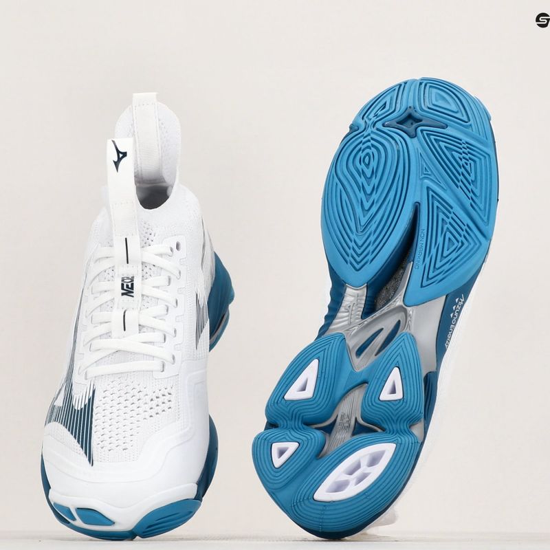 Buty do siatkówki Mizuno Wave Lightning Neo 2 white/sailor blue/silver 9