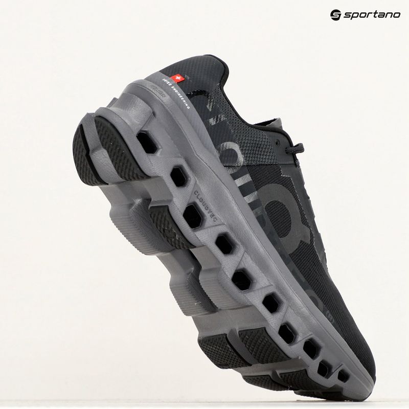 Buty do biegania damskie On Running Cloudmonster black/magnet 9