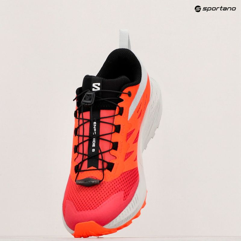 Buty do biegania męskie Salomon Sense Ride 5 lunar rock/shocking orange/fiery red 10