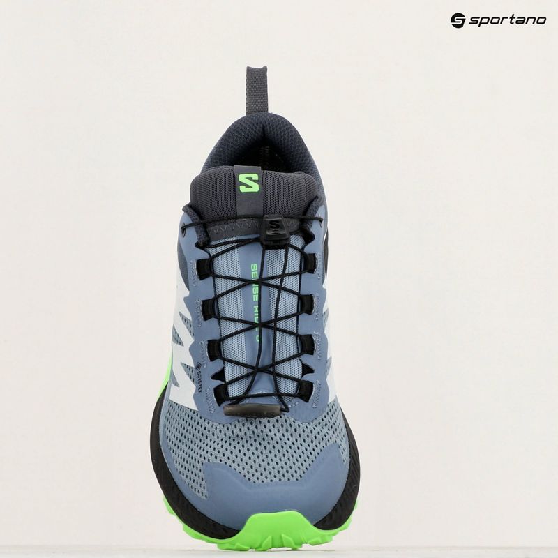 Buty do biegania męskie Salomon Sense Ride 5 GTX flint stone/black/green gecko 12