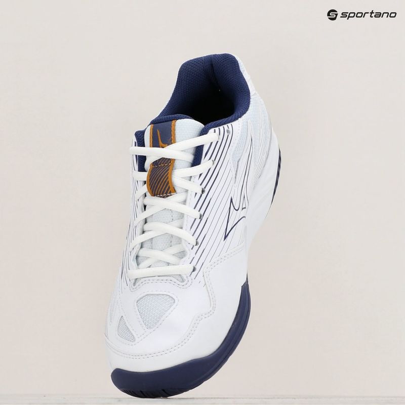 Buty do siatkówki Mizuno Cyclone Speed 4 white/blueribbon/mp gold 9