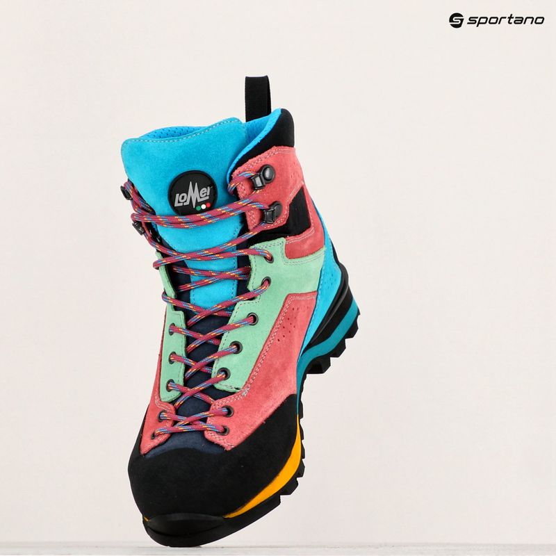 Buty podejściowe damskie Lomer Badia High Mtx turquoise/begon 9