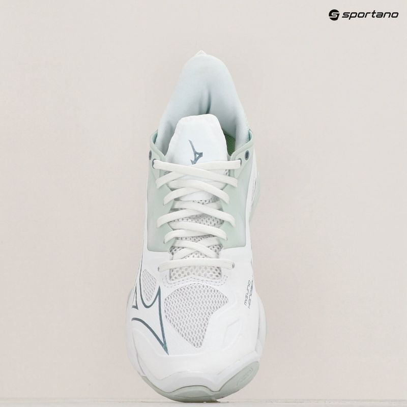 Buty do piłki ręcznej damskie Mizuno Wave Mirage 5 white/glacial ridge/patinagreen 9