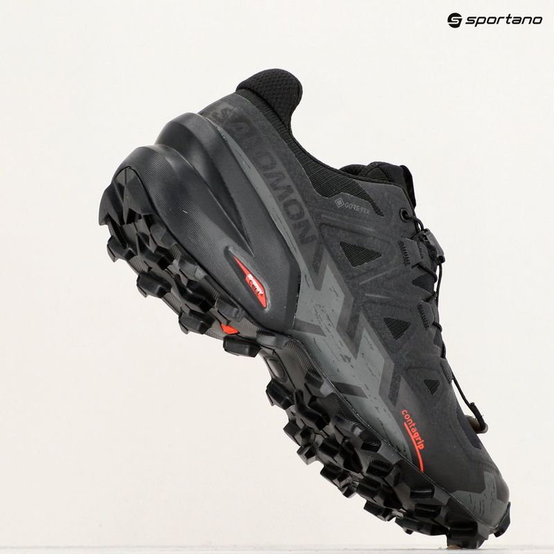 Buty do biegania damskie Salomon Speedcross 6 GTX black/black/phan 9